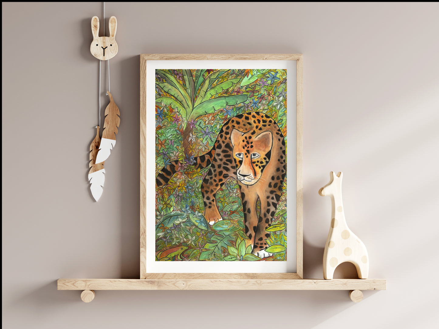 leopard-kunstprint