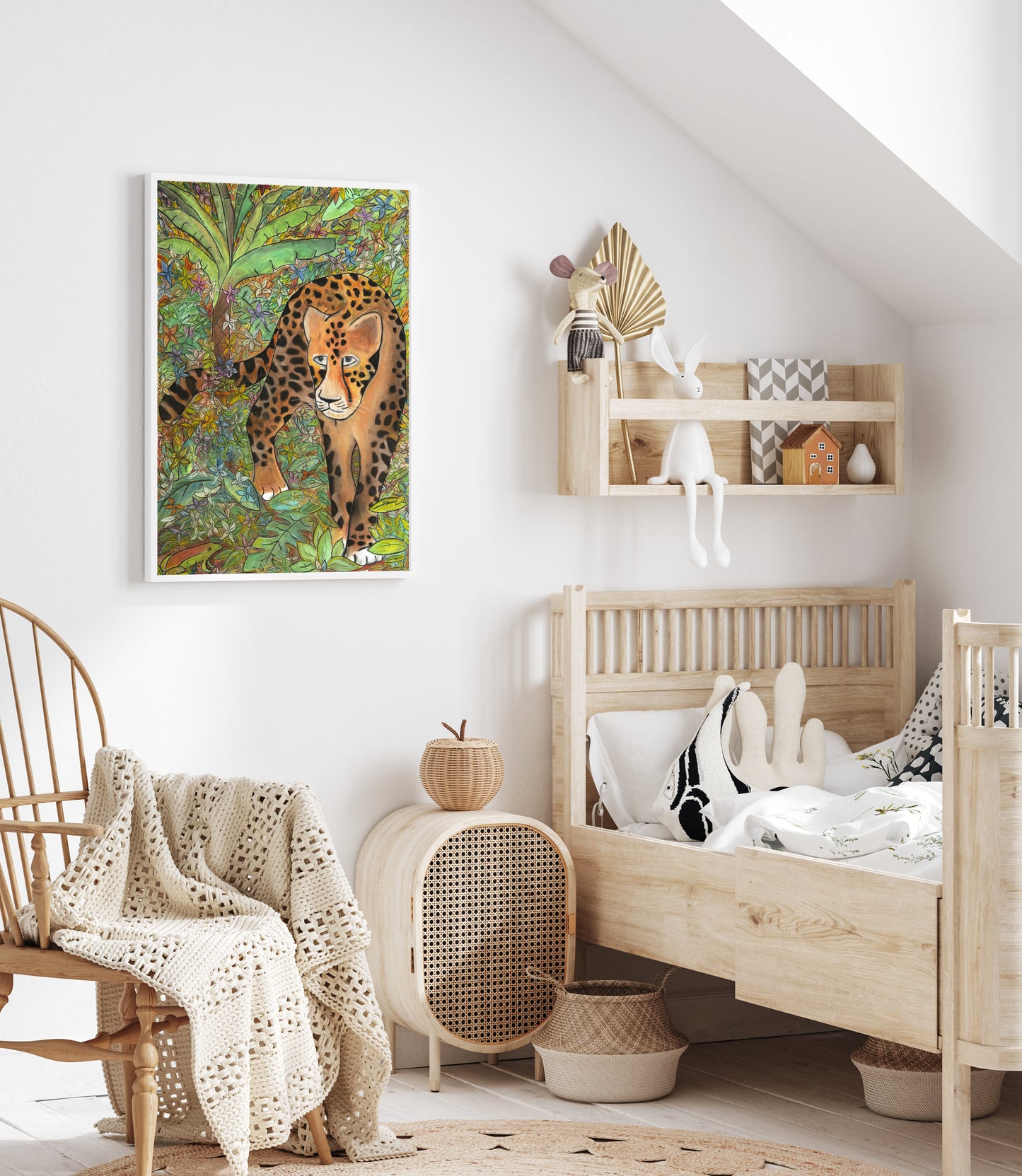 leopard-kunstprint